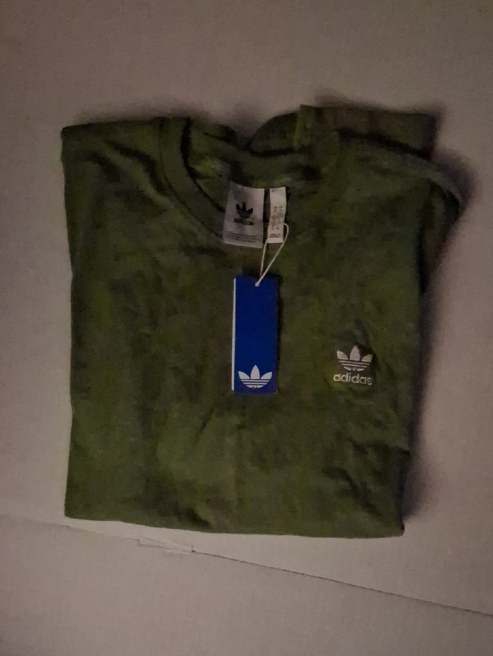 Adidas Originals Trefoil T-Shirt Size-XL Olive Green  NWT